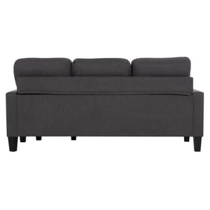 ΚΑΝΑΠΕΣ ΓΩΝΙΑ ΑΝΑΣΤΡΕΨΙΜΗ MEGGY HM3297.11 ΓΚΡΙ ΥΦΑΣΜΑ 184.5x75-129x86Yεκ.