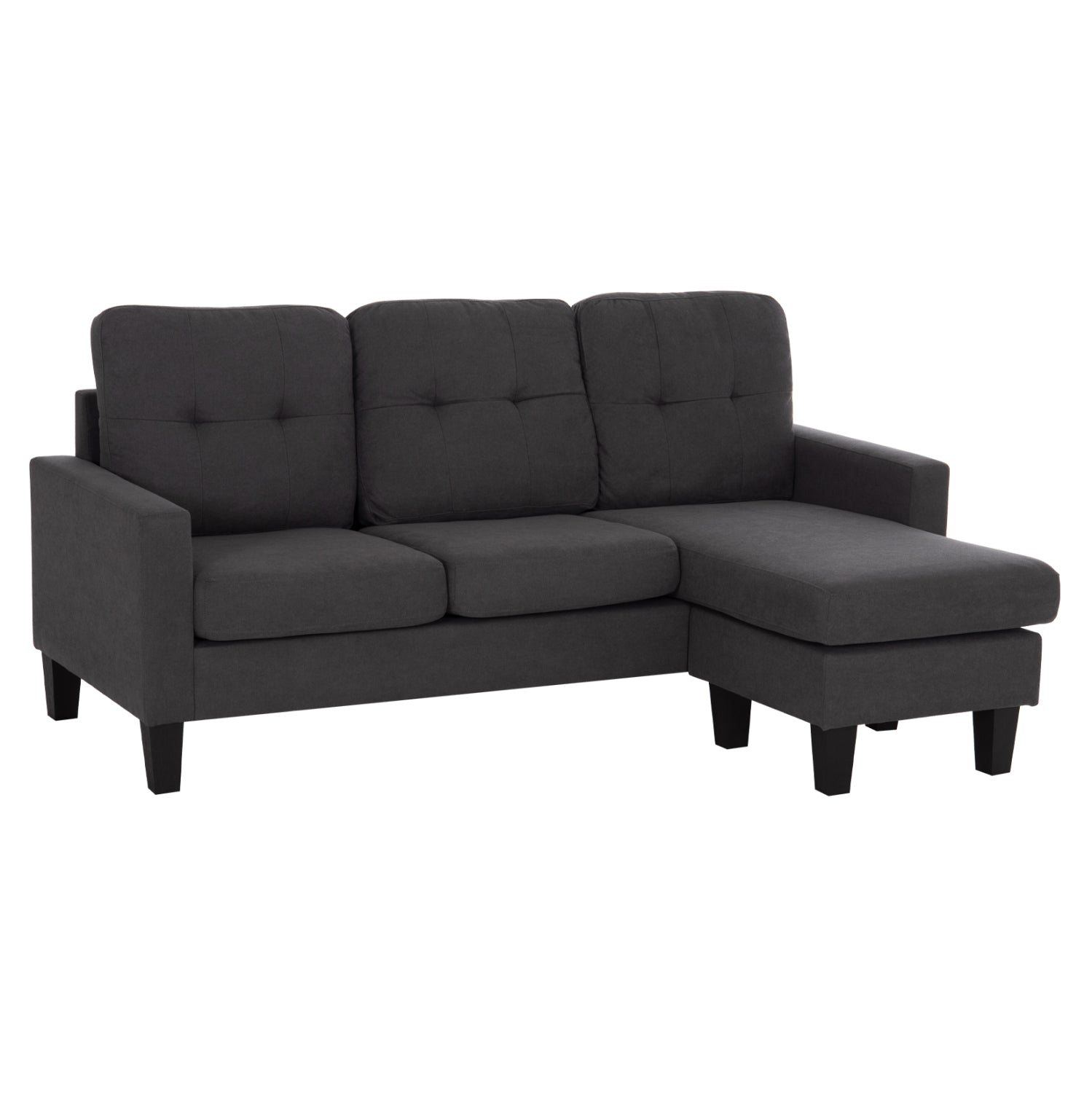 ΚΑΝΑΠΕΣ ΓΩΝΙΑ ΑΝΑΣΤΡΕΨΙΜΗ MEGGY HM3297.11 ΓΚΡΙ ΥΦΑΣΜΑ 184.5x75-129x86Yεκ.