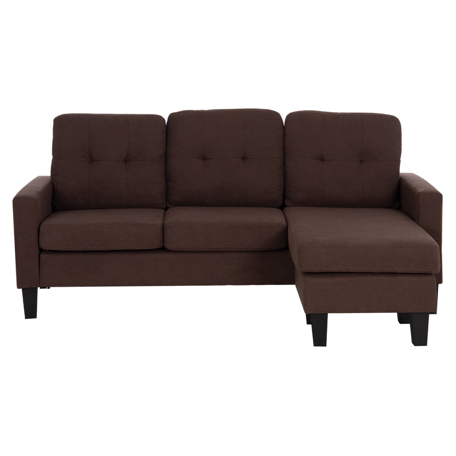 ΚΑΝΑΠΕΣ ΓΩΝΙΑ ΑΝΑΣΤΡΕΨΙΜΗ MEGGY HM3297.12 ΚΑΦΕ ΥΦΑΣΜΑ 184.5x129x86Yεκ.