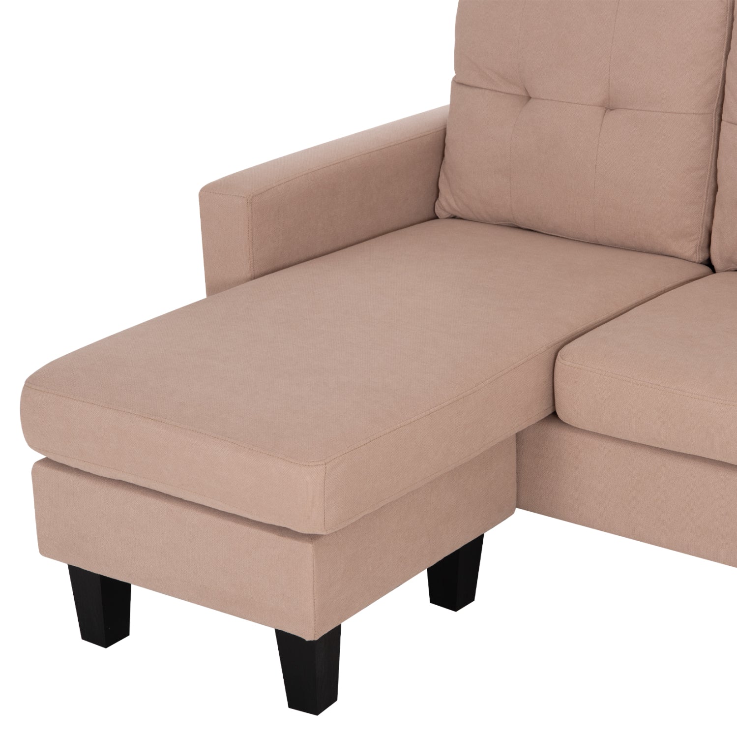 ΚΑΝΑΠΕΣ ΓΩΝΙΑ ΑΝΑΣΤΡΕΨΙΜΗ MEGGY HM3297.13 ΜΠΕΖ ΥΦΑΣΜΑ 184.5x75-129x86Yεκ.