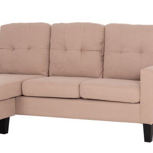 ΚΑΝΑΠΕΣ ΓΩΝΙΑ ΑΝΑΣΤΡΕΨΙΜΗ MEGGY HM3297.13 ΜΠΕΖ ΥΦΑΣΜΑ 184.5x75-129x86Yεκ.
