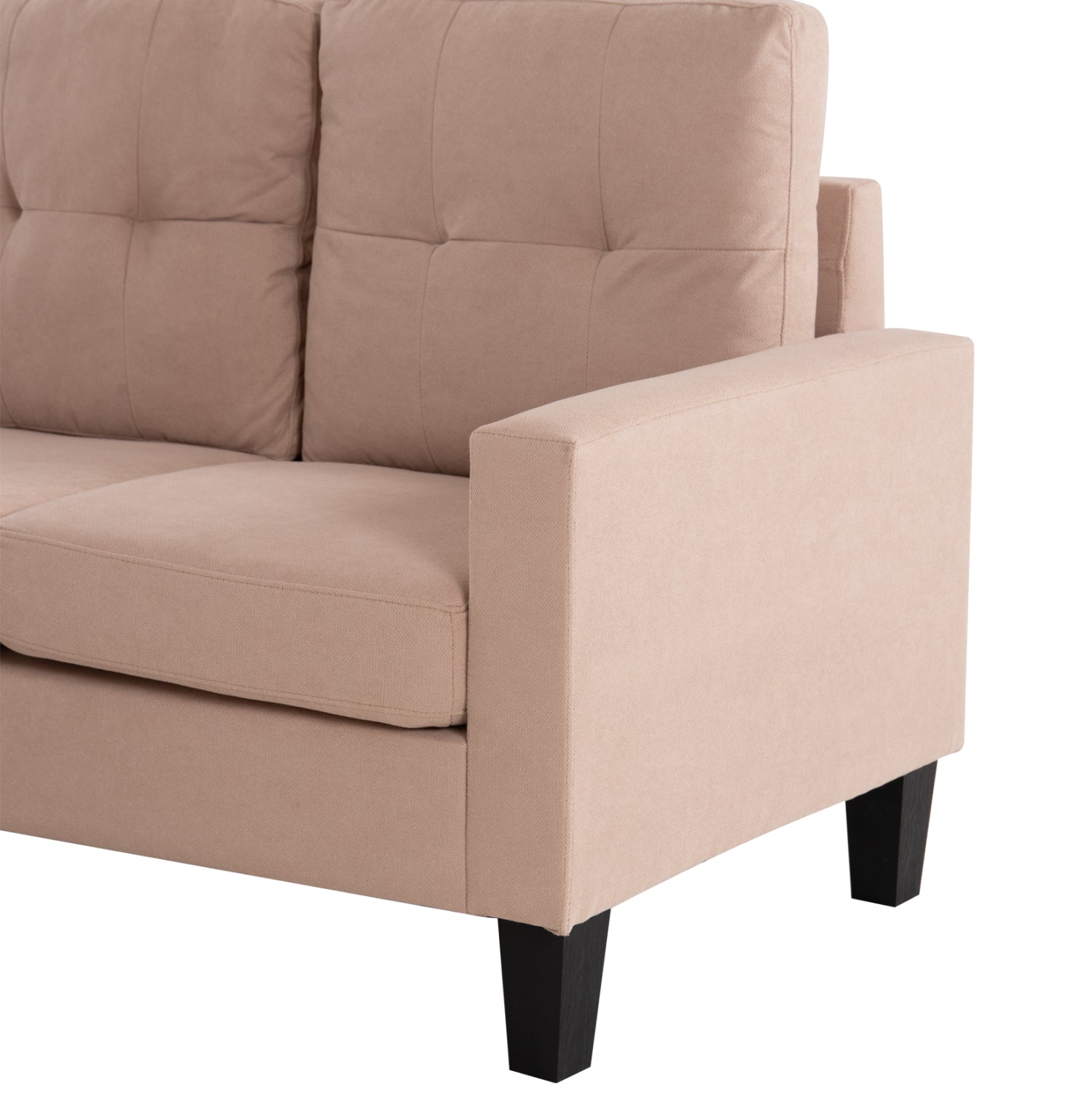 ΚΑΝΑΠΕΣ ΓΩΝΙΑ ΑΝΑΣΤΡΕΨΙΜΗ MEGGY HM3297.13 ΜΠΕΖ ΥΦΑΣΜΑ 184.5x75-129x86Yεκ.