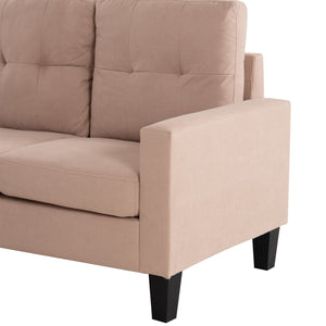 ΚΑΝΑΠΕΣ ΓΩΝΙΑ ΑΝΑΣΤΡΕΨΙΜΗ MEGGY HM3297.13 ΜΠΕΖ ΥΦΑΣΜΑ 184.5x75-129x86Yεκ.