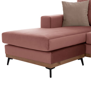 ΚΑΝΑΠΕΣ ΓΩΝΙΑ ΑΝΑΣΤΡΕΨΙΜΗ PORTOFINO ΥΦ. ΑΛΕΚΙΑΣΤΟ ΣΑΠΙΟ ΜΗΛΟ 240x165x92Yεκ. HM3252.02 - Pakobazaar