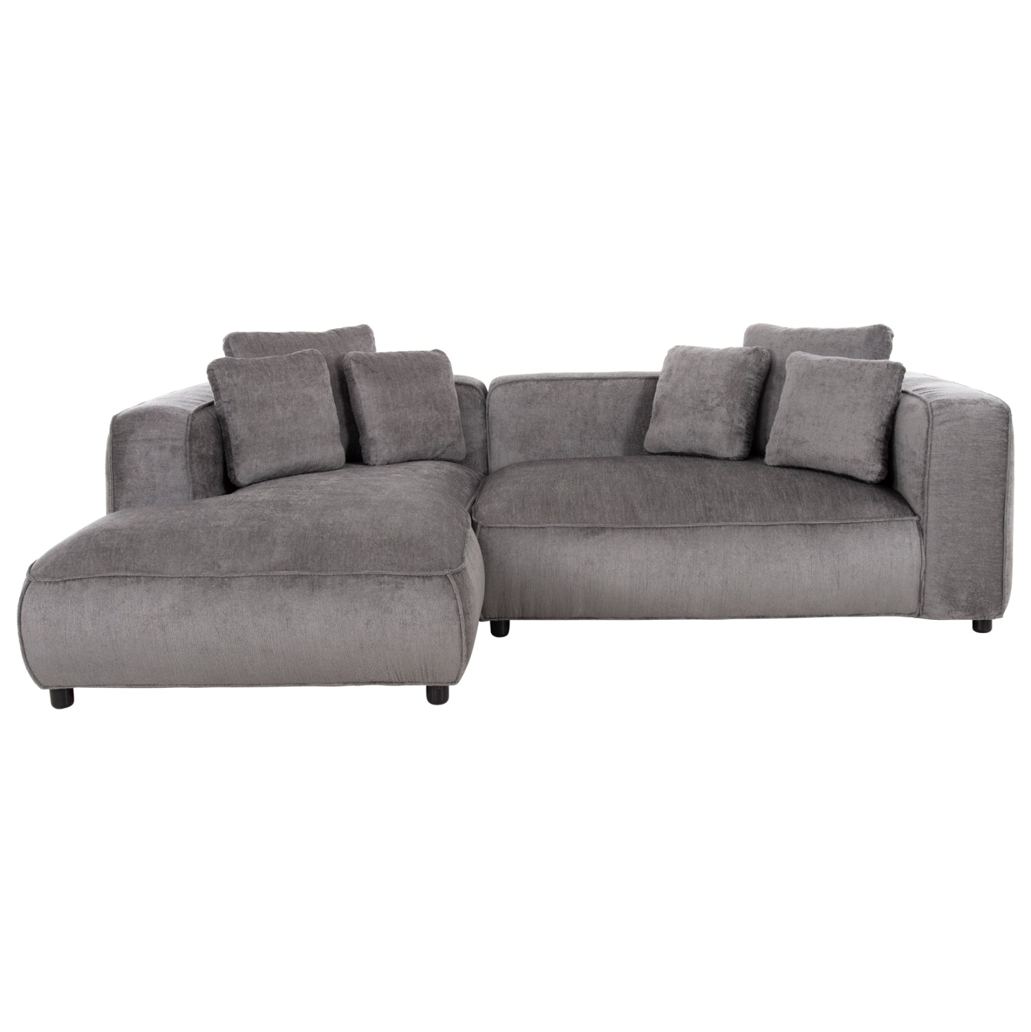 ΚΑΝΑΠΕΣ ΓΩΝΙΑ (ΑΡΙΣΤΕΡΗ) 3-ΘΕΣΙΟΣ GRACE HM3280.03L ΓΚΡΙ ΥΦΑΣΜΑ 252x160x70-90Υεκ - Pakobazaar