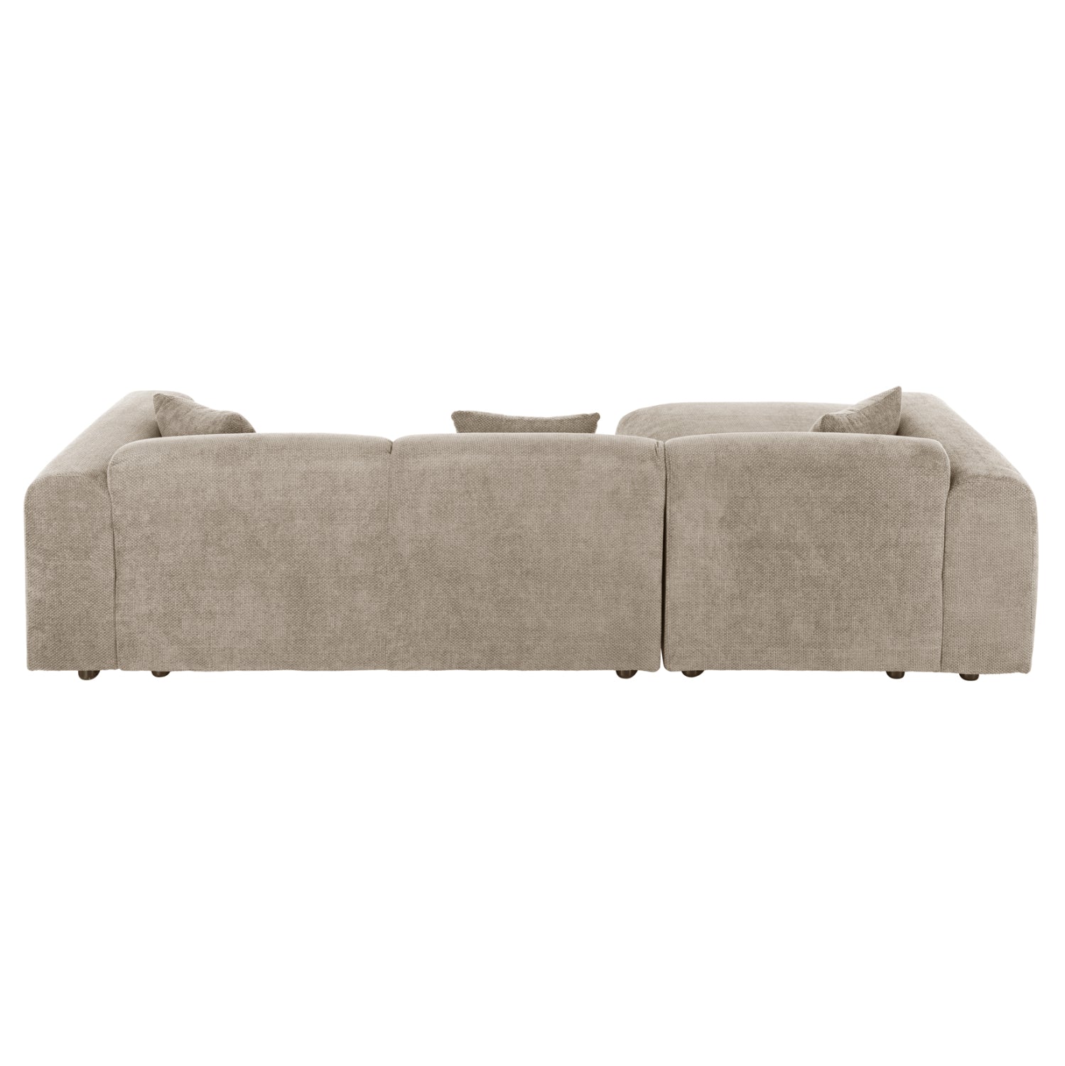 ΚΑΝΑΠΕΣ ΓΩΝΙΑ (ΑΡΙΣΤΕΡΗ) BRICKEN HM3275.01L ΜΠΕΖ ΥΦΑΣΜΑ 110-282x98-160x72Υεκ. - Pakobazaar