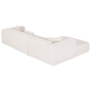 ΚΑΝΑΠΕΣ ΓΩΝΙΑ (ΑΡΙΣΤΕΡΗ) BRICKEN HM3275.02L ΛΕΥΚΟ ΥΦΑΣΜΑ 110-282x98-160x72Υεκ. - Pakobazaar