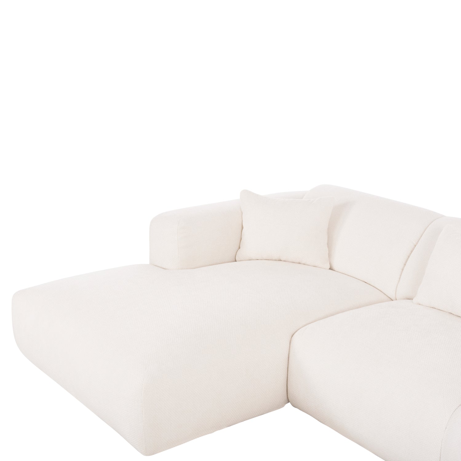 ΚΑΝΑΠΕΣ ΓΩΝΙΑ (ΑΡΙΣΤΕΡΗ) BRICKEN HM3275.02L ΛΕΥΚΟ ΥΦΑΣΜΑ 110-282x98-160x72Υεκ. - Pakobazaar