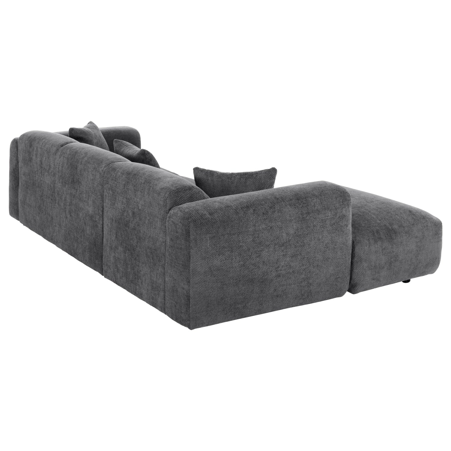 ΚΑΝΑΠΕΣ ΓΩΝΙΑ (ΑΡΙΣΤΕΡΗ) BRICKEN HM3275.04L ΑΝΘΡΑΚΙ ΥΦΑΣΜΑ 110-282x98-160x72Υεκ. - Pakobazaar