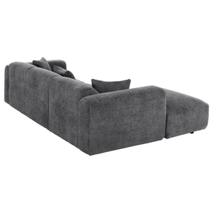ΚΑΝΑΠΕΣ ΓΩΝΙΑ (ΑΡΙΣΤΕΡΗ) BRICKEN HM3275.04L ΑΝΘΡΑΚΙ ΥΦΑΣΜΑ 110-282x98-160x72Υεκ. - Pakobazaar