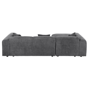 ΚΑΝΑΠΕΣ ΓΩΝΙΑ (ΑΡΙΣΤΕΡΗ) BRICKEN HM3275.04L ΑΝΘΡΑΚΙ ΥΦΑΣΜΑ 110-282x98-160x72Υεκ. - Pakobazaar