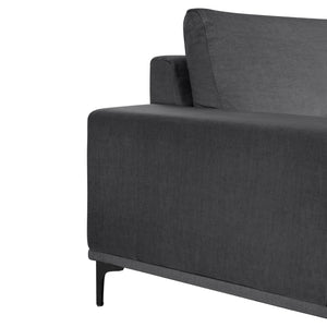 ΚΑΝΑΠΕΣ ΓΩΝΙΑ (ΑΡΙΣΤΕΡΗ) NOA HM3278.02L ΑΝΘΡΑΚΙ ΥΦΑΣΜΑ 288x90-157x67-80Υεκ. - Pakobazaar