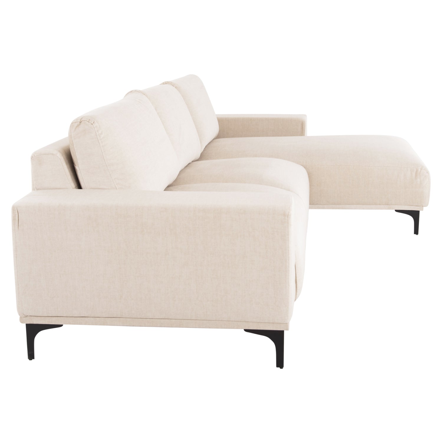 ΚΑΝΑΠΕΣ ΓΩΝΙΑ (ΔΕΞΙΑ) NOA HM3278.01R ΕΚΡΟΥ ΥΦΑΣΜΑ 288x90-157x67-80Υεκ. - Pakobazaar