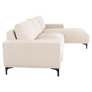 ΚΑΝΑΠΕΣ ΓΩΝΙΑ (ΔΕΞΙΑ) NOA HM3278.01R ΕΚΡΟΥ ΥΦΑΣΜΑ 288x90-157x67-80Υεκ. - Pakobazaar