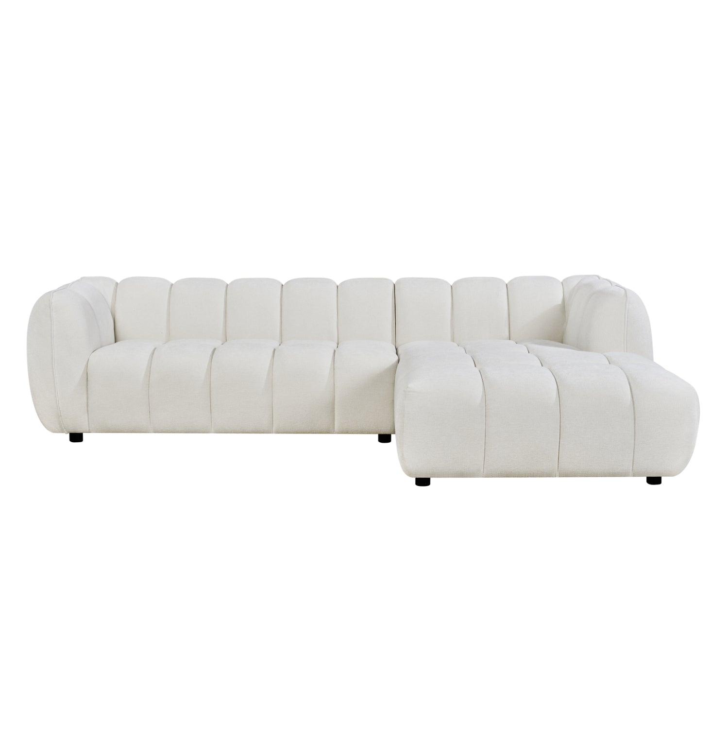 ΚΑΝΑΠΕΣ ΓΩΝΙΑ (ΔΕΞΙΑ) LYKKE HM3326.02R ΕΚΡΟΥ ΥΦΑΣΜΑ 280x89-165(η γωνία)x70Υεκ - Pakobazaar