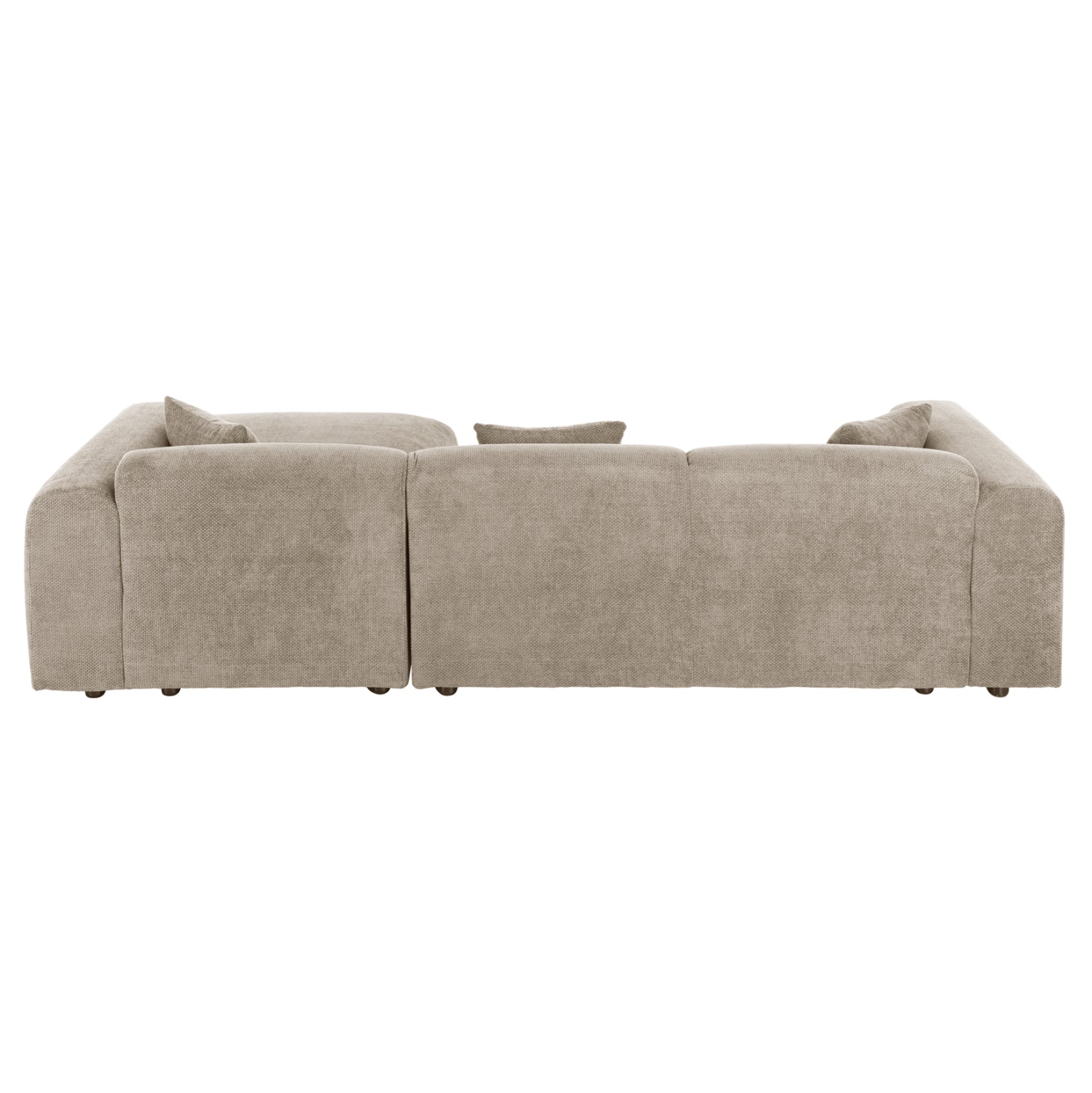 ΚΑΝΑΠΕΣ ΓΩΝΙΑ BRICKEN HM3275.01R ΜΠΕΖ ΥΦΑΣΜΑ 110-282x98-160x72Υεκ. - Pakobazaar