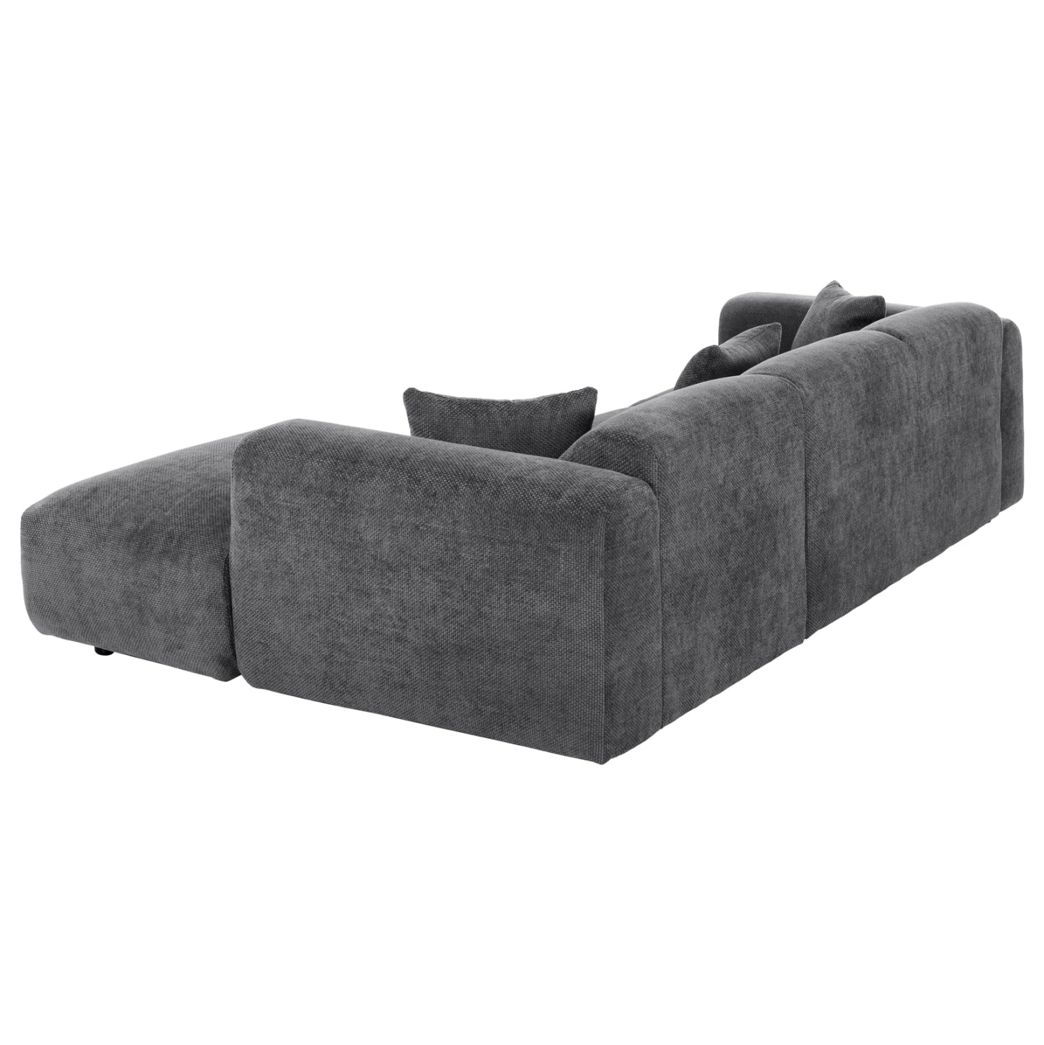 ΚΑΝΑΠΕΣ ΓΩΝΙΑ BRICKEN HM3275.04R ΑΝΘΡΑΚΙ ΥΦΑΣΜΑ 110-282x98-160x72Υεκ. - Pakobazaar