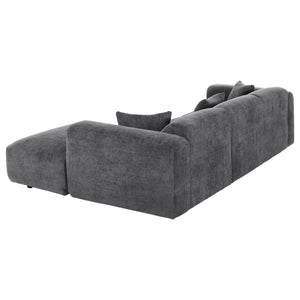 ΚΑΝΑΠΕΣ ΓΩΝΙΑ BRICKEN HM3275.04R ΑΝΘΡΑΚΙ ΥΦΑΣΜΑ 110-282x98-160x72Υεκ. - Pakobazaar