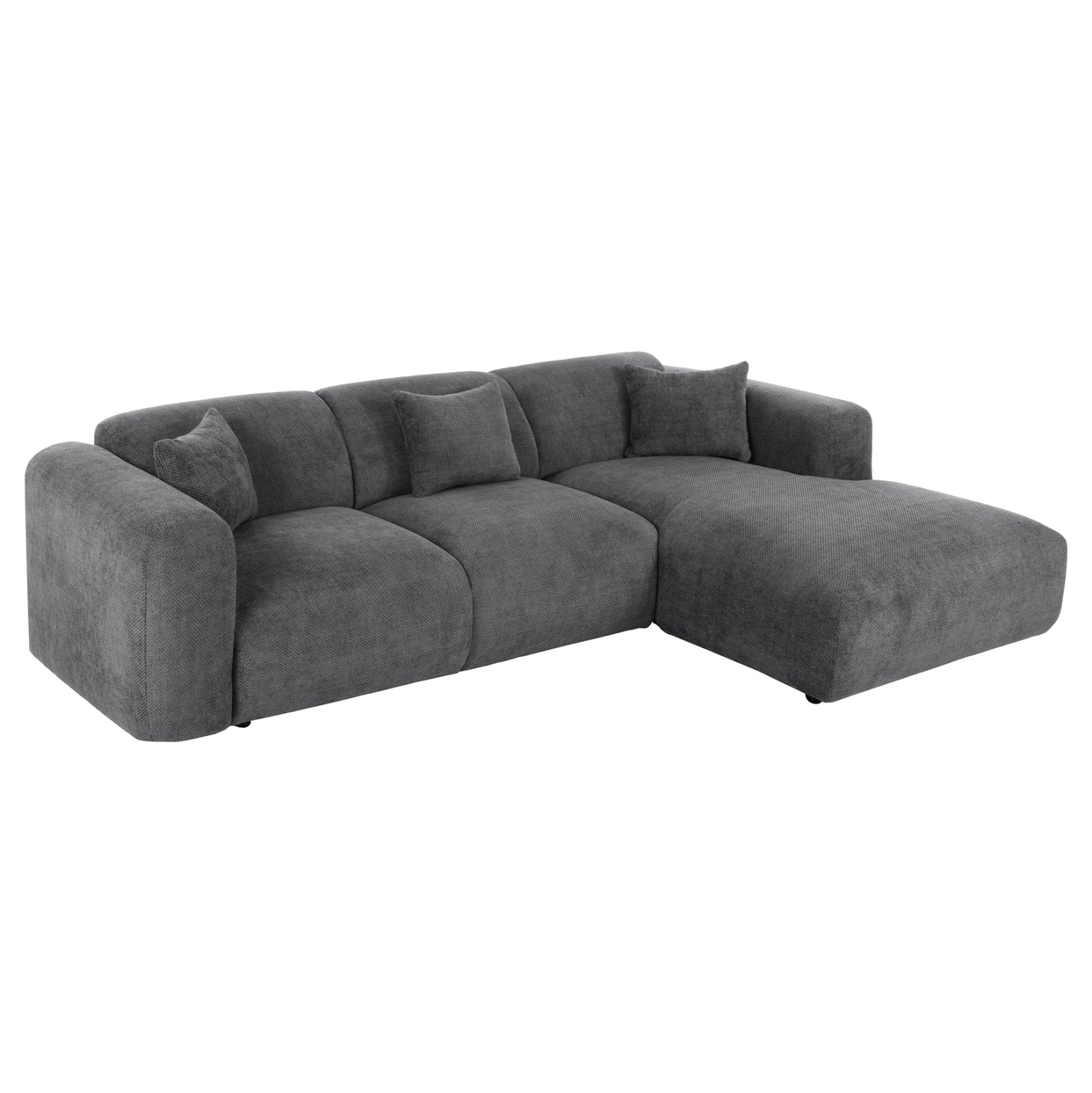 ΚΑΝΑΠΕΣ ΓΩΝΙΑ BRICKEN HM3275.04R ΑΝΘΡΑΚΙ ΥΦΑΣΜΑ 110-282x98-160x72Υεκ. - Pakobazaar