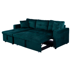 ΚΑΝΑΠΕΣ ΓΩΝΙΑ ΚΡΕΒΑΤΙ WAYNE 224x147x85Υεκ. HM3028.13 ΒΕΛΟΥΔΟ ΚΥΠΑΡΙΣΣΙ - Pakobazaar