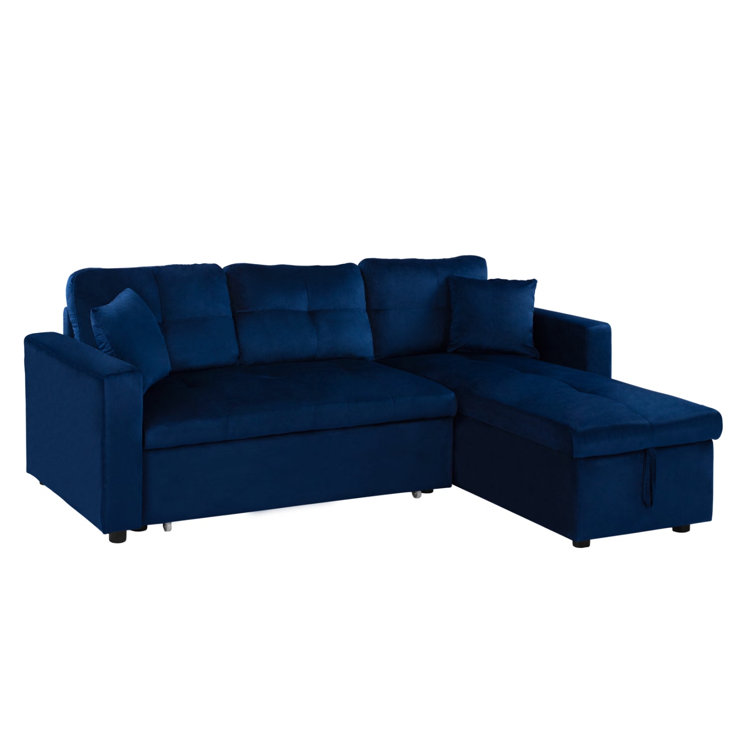 ΚΑΝΑΠΕΣ ΓΩΝΙΑ ΚΡΕΒΑΤΙ WAYNE 224x147x85Υεκ. HM3028.18 ΒΕΛΟΥΔΟ ΜΠΛΕ - Pakobazaar