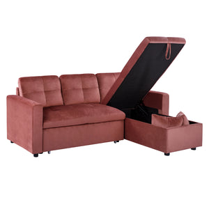 ΚΑΝΑΠΕΣ ΓΩΝΙΑ ΚΡΕΒΑΤΙ WAYNE 224x147x85Υεκ. HM3028.12 ΒΕΛΟΥΔΟ ΣΑΠΙΟ ΜΗΛΟ - Pakobazaar