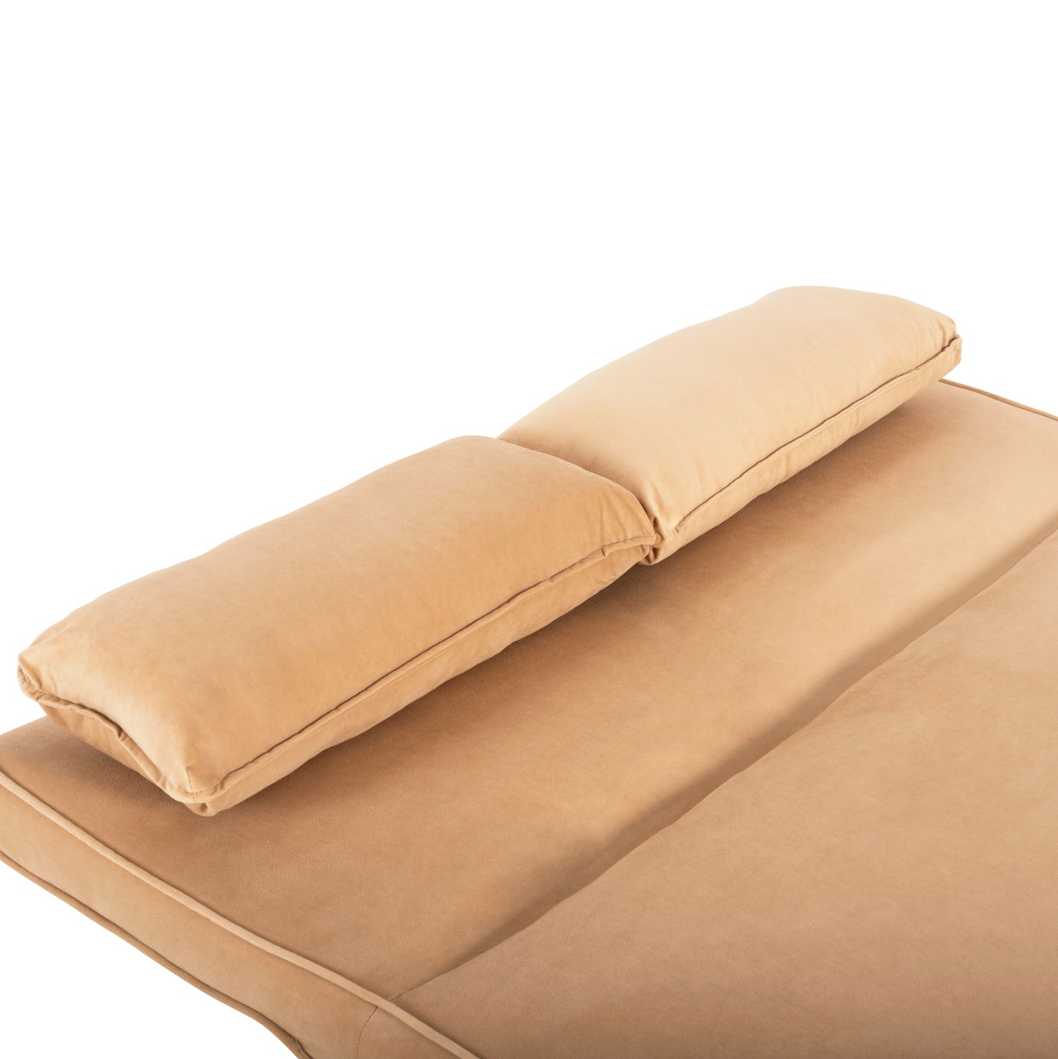 ΚΑΝΑΠΕΣ ΚΡΕΒΑΤΙ 2 ΑΤΟΜΩΝ ASMA HM3077.17 ΜΕ ΒΕΛΟΥΔΟ ΜΠΕΖ 140x80x77Yεκ. - Pakobazaar