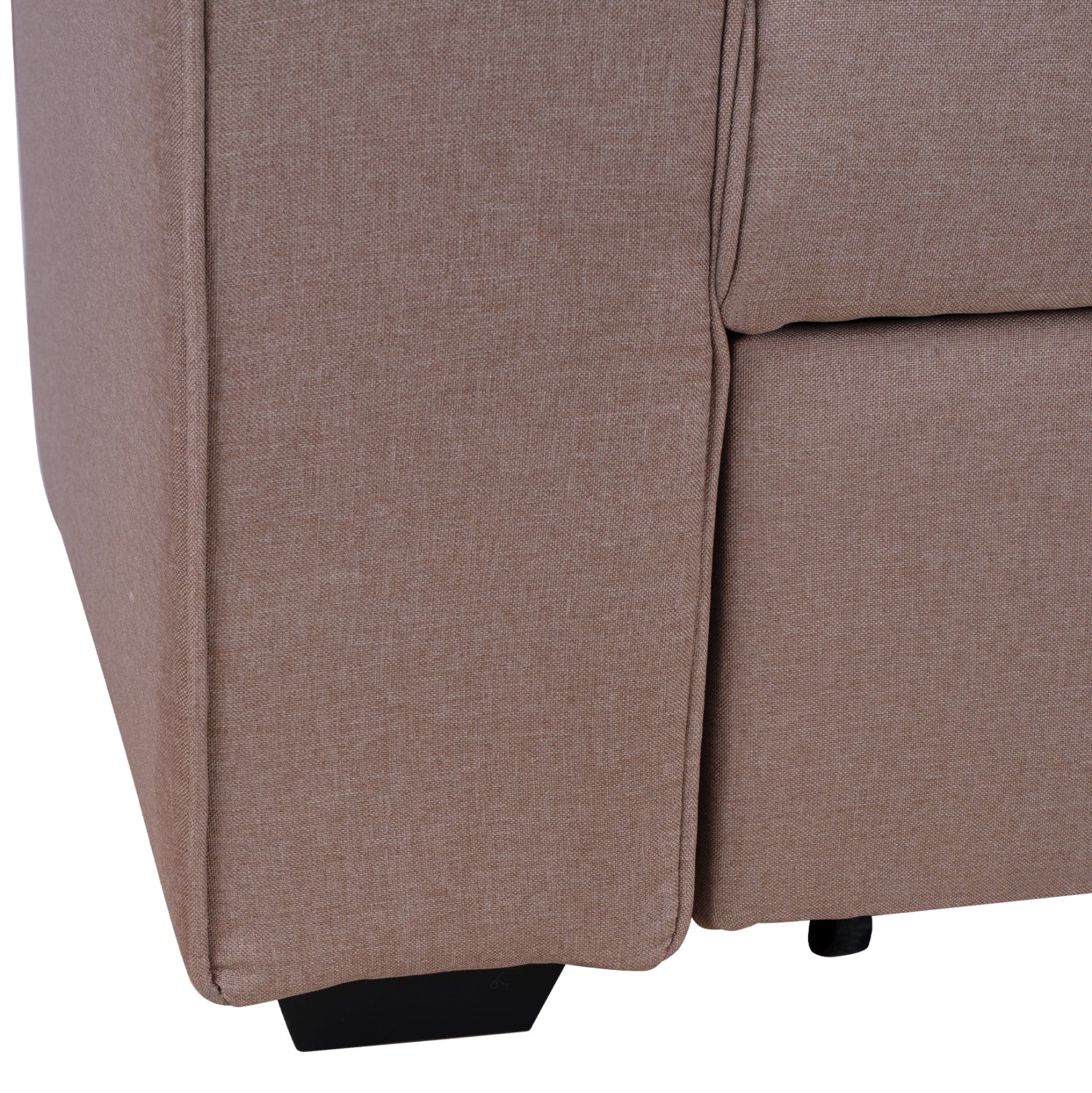 ΚΑΝΑΠΕΣ ΚΡΕΒΑΤΙ KANNA 2ΘΕΣΙΟΣ HM3082.04 ΜΕ ΜΠΕΖ ΥΦΑΣΜΑ 175x100x83 εκ. - Pakobazaar