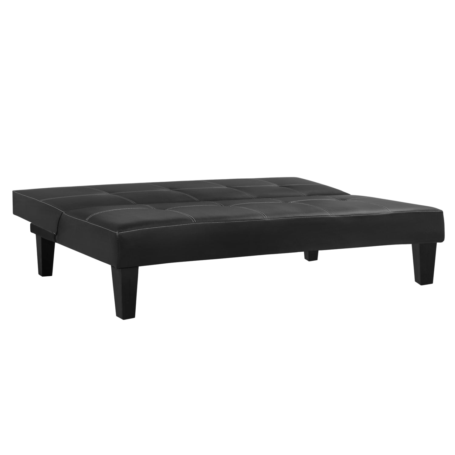 ΚΑΝΑΠΕΣ ΚΡΕΒΑΤΙ 3Θ HM3002.02 ΜΑΥΡΟΣ PU ΜΕ ΓΑΖΙΑ 186x90x82 - Pakobazaar