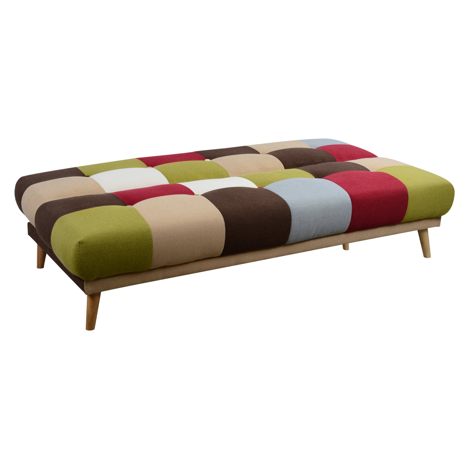 ΚΑΝΑΠΕΣ ΚΡΕΒΑΤΙ 3Θ HM3003 LEONARDO MIXED COLOR 180x80x75Υεκ. - Pakobazaar