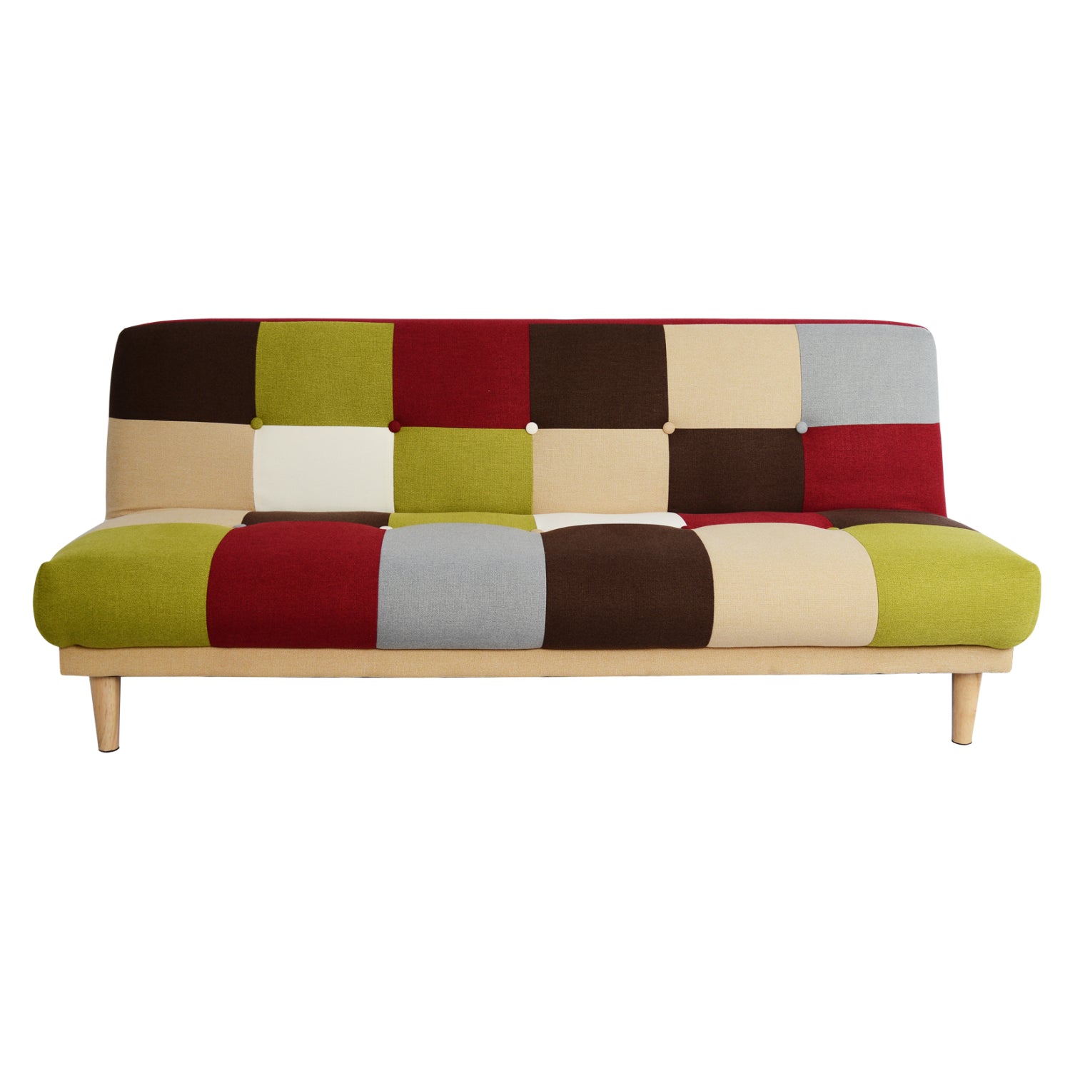 ΚΑΝΑΠΕΣ ΚΡΕΒΑΤΙ 3Θ HM3003 LEONARDO MIXED COLOR 180x80x75Υεκ. - Pakobazaar