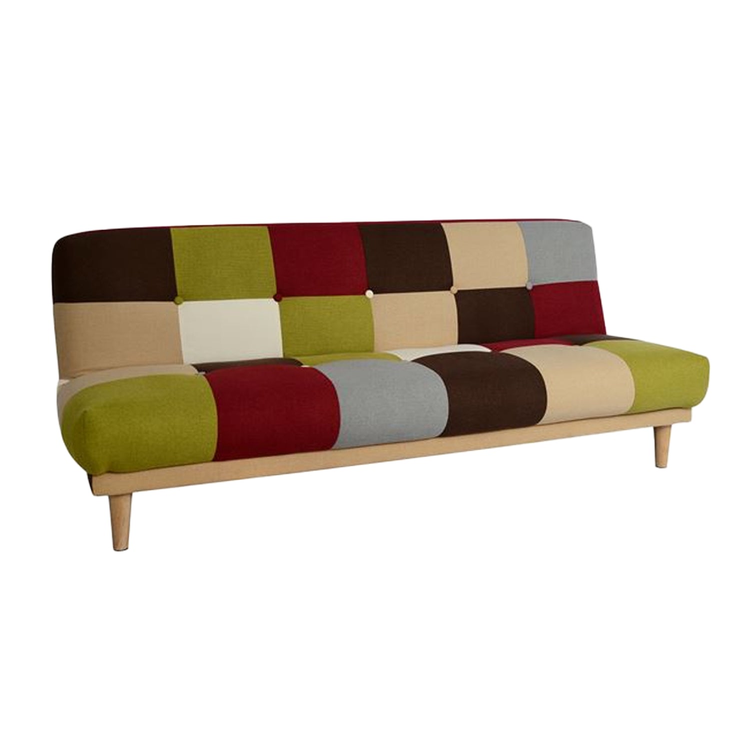 ΚΑΝΑΠΕΣ ΚΡΕΒΑΤΙ 3Θ HM3003 LEONARDO MIXED COLOR 180x80x75Υεκ. - Pakobazaar
