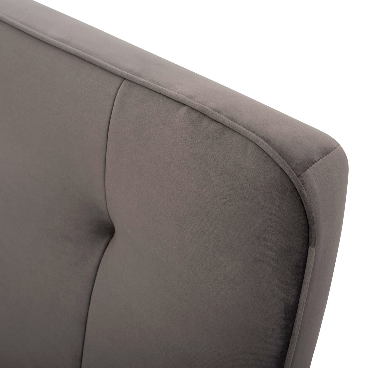 ΚΑΝΑΠΕΣ ΚΡΕΒΑΤΙ 3ΘΕΣΙΟΣ ΑΠΟ ΒΕΛΟΥΔΟ ΓΚΡΙ HM3168.01 193Χ85Χ88Υ εκ. - Pakobazaar