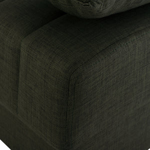 ΚΑΝΑΠΕΣ ΚΡΕΒΑΤΙ ANDRI ΤΡΙΘΕΣΙΟΣ DARK OLIVE HM3239.05 180x72x77 εκ. - Pakobazaar