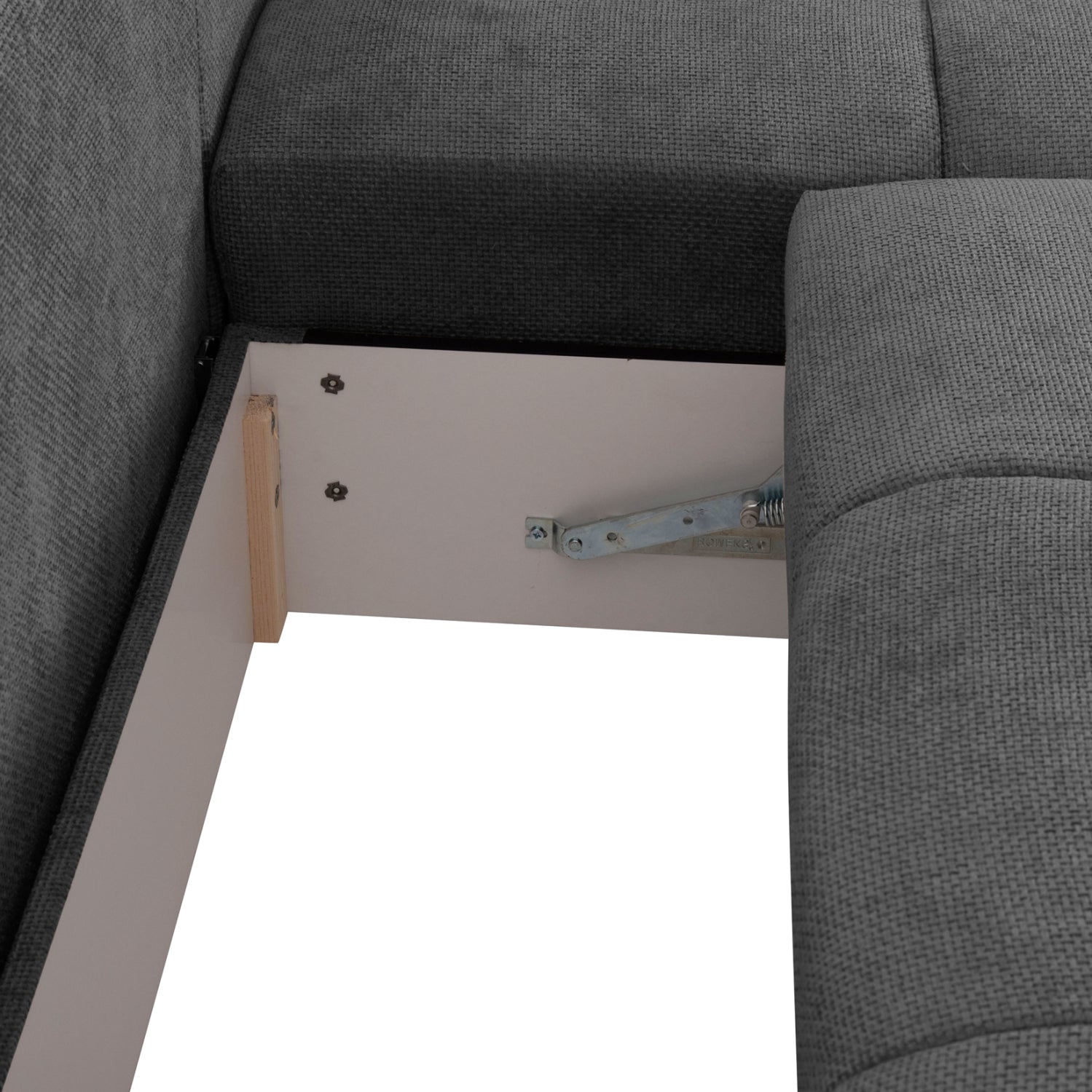 ΚΑΝΑΠΕΣ ΚΡΕΒΑΤΙ ΔΕΞΙΑ ΓΩΝΙΑ COMFYRA HM3336.01R ΓΚΡΙ ΥΦΑΣΜΑ 270x181x75Υεκ - Pakobazaar