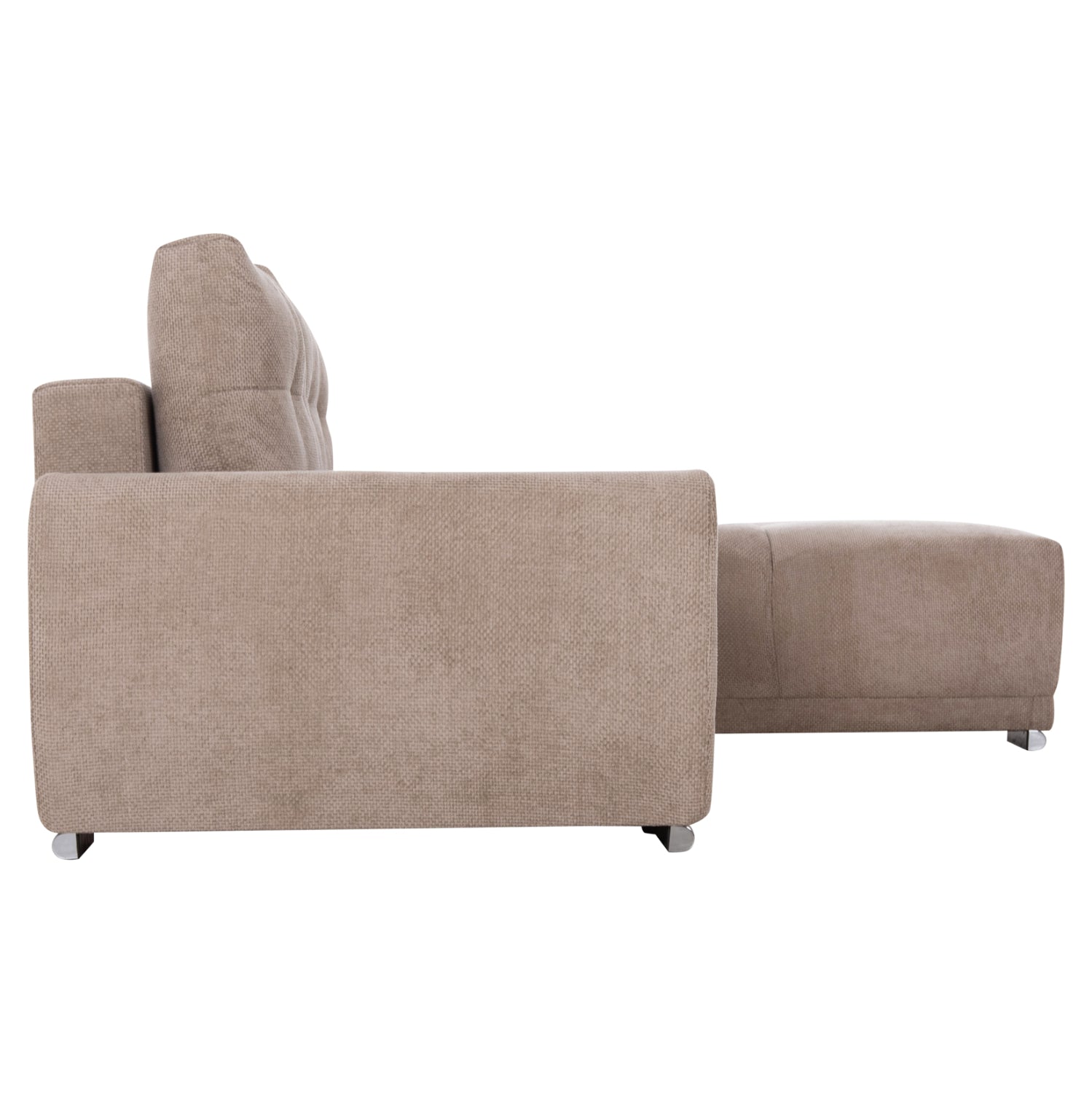 ΚΑΝΑΠΕΣ ΚΡΕΒΑΤΙ ΔΕΞΙΑ ΓΩΝΙΑ COMFYRA HM3336.03R ΜΠΕΖ ΥΦΑΣΜΑ 270x181x75Υεκ - Pakobazaar