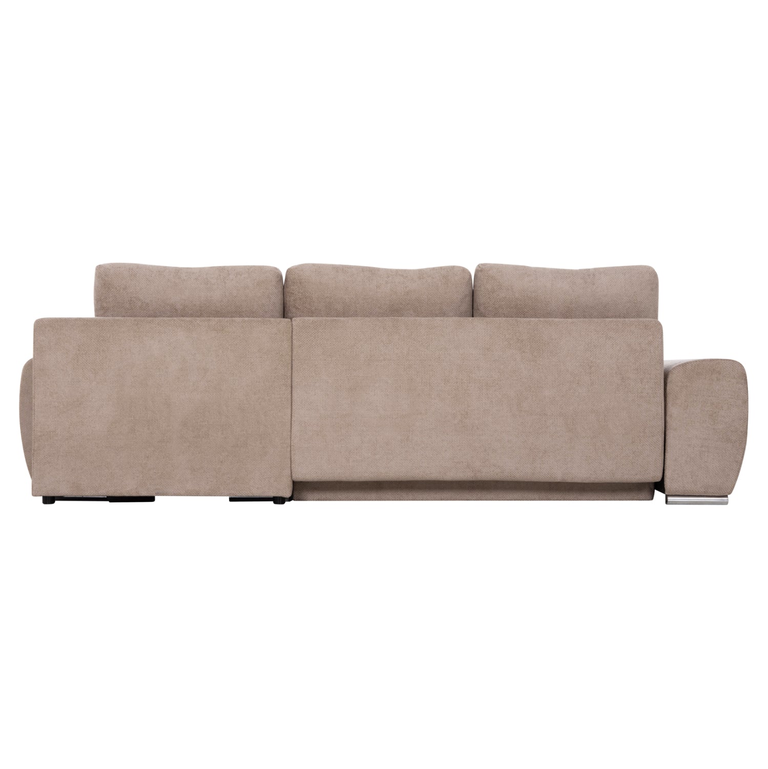 ΚΑΝΑΠΕΣ ΚΡΕΒΑΤΙ ΔΕΞΙΑ ΓΩΝΙΑ COMFYRA HM3336.03R ΜΠΕΖ ΥΦΑΣΜΑ 270x181x75Υεκ - Pakobazaar