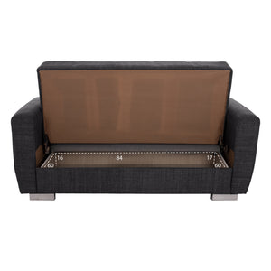 ΚΑΝΑΠΕΣ ΚΡΕΒΑΤΙ POLYA ΔΙΘΕΣΙΟΣ ΓΚΡΙ HM3241.03 153x87x77Υεκ. - Pakobazaar