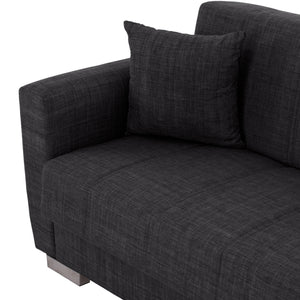 ΚΑΝΑΠΕΣ ΚΡΕΒΑΤΙ POLYA ΔΙΘΕΣΙΟΣ ΓΚΡΙ HM3241.03 153x87x77Υεκ. - Pakobazaar