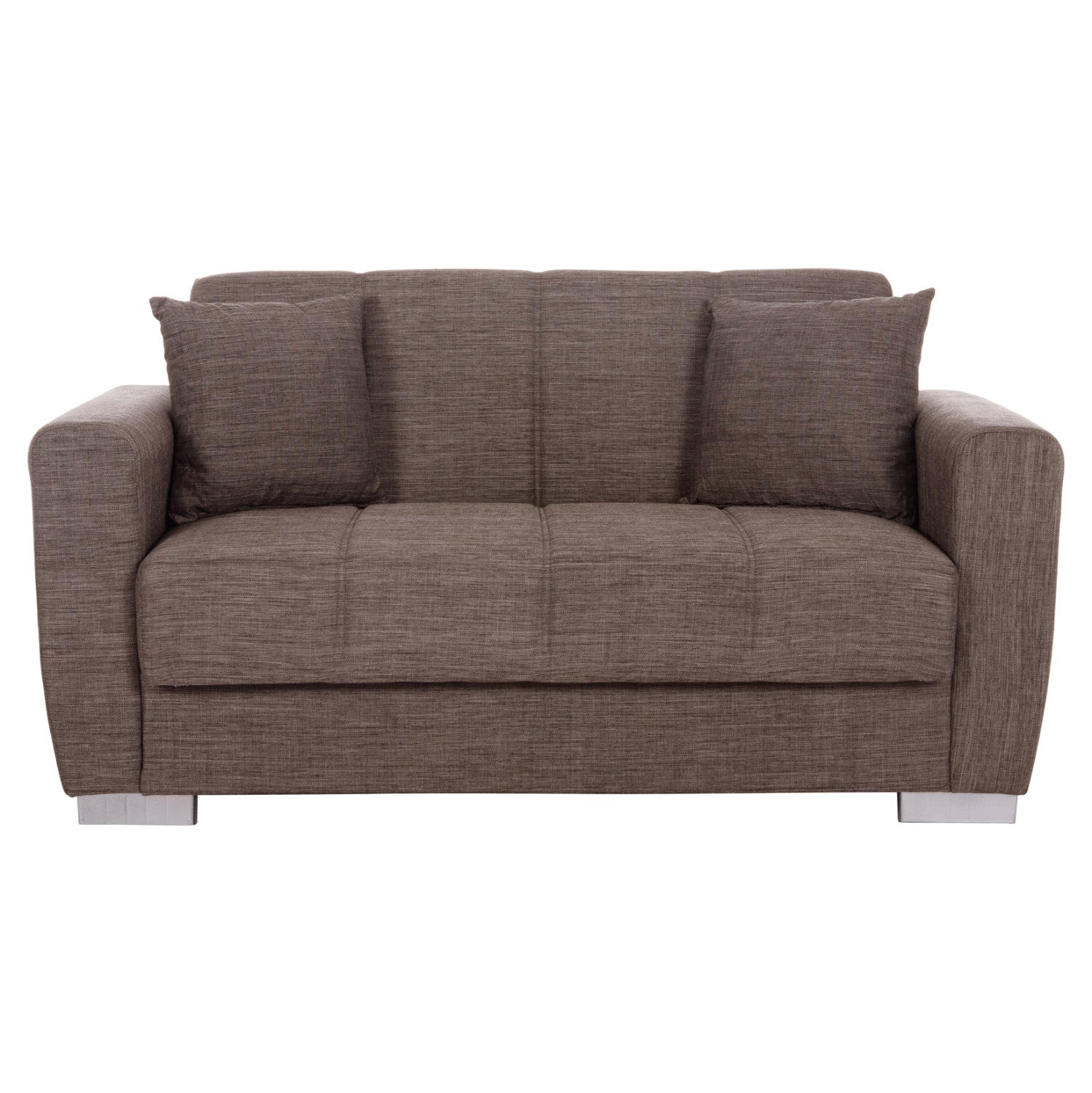 ΚΑΝΑΠΕΣ ΚΡΕΒΑΤΙ POLYA ΔΙΘΕΣΙΟΣ ΚΑΦΕ HM3241.02 153x87x77 εκ. - Pakobazaar