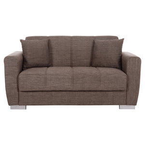 ΚΑΝΑΠΕΣ ΚΡΕΒΑΤΙ POLYA ΔΙΘΕΣΙΟΣ ΚΑΦΕ HM3241.02 153x87x77 εκ. - Pakobazaar