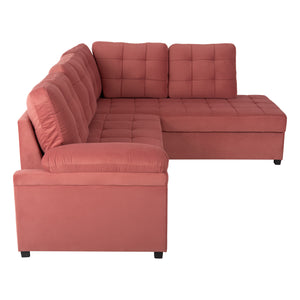 ΚΑΝΑΠΕΣ ΚΡΕΒΑΤΙ JADE HM3144.03R ΔΕΞΙΑ ΓΩΝΙΑ ΣΑΠΙΟ ΜΗΛΟ ΒΕΛΟΥΔΟ 250x80-180x73-88Υεκ. - Pakobazaar