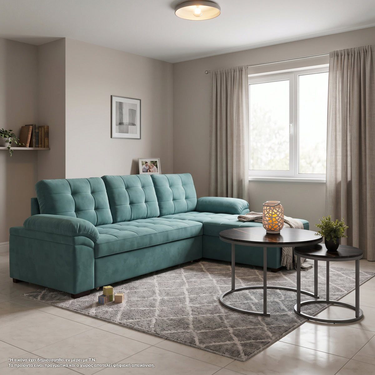 ΚΑΝΑΠΕΣ ΚΡΕΒΑΤΙ JADE HM3144.04L ΑΡΙΣΤΕΡΗ ΓΩΝΙΑ ΒΕΡΑΜΑΝ ΒΕΛΟΥΔΟ 250x80-180x73-88Υεκ. - Pakobazaar