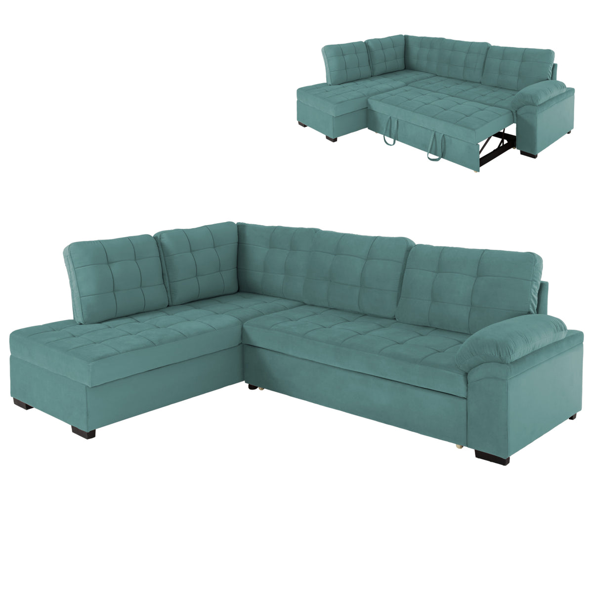 ΚΑΝΑΠΕΣ ΚΡΕΒΑΤΙ JADE HM3144.04L ΑΡΙΣΤΕΡΗ ΓΩΝΙΑ ΒΕΡΑΜΑΝ ΒΕΛΟΥΔΟ 250x80-180x73-88Υεκ. - Pakobazaar