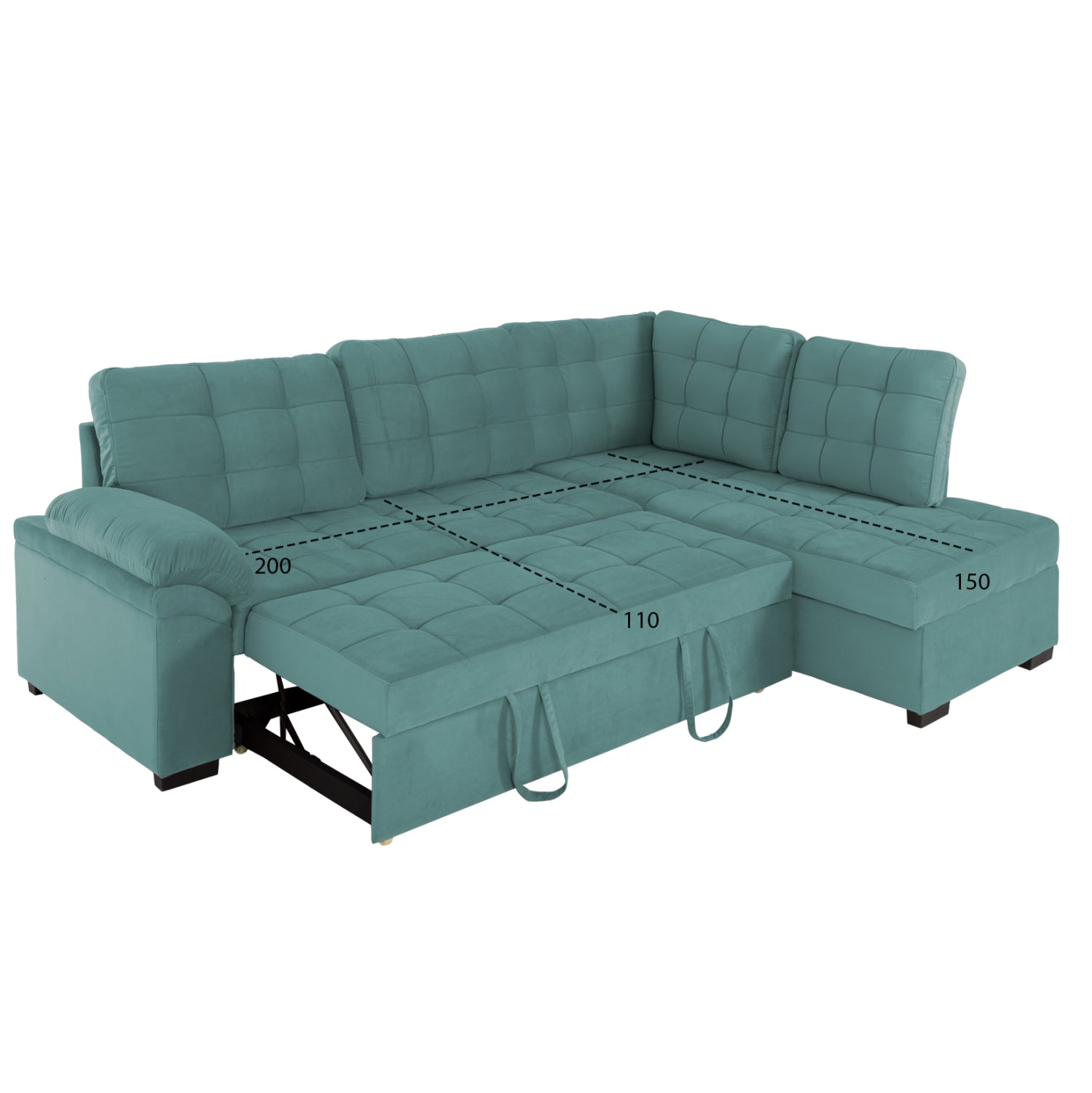ΚΑΝΑΠΕΣ ΚΡΕΒΑΤΙ JADE HM3144.04R ΔΕΞΙΑ ΓΩΝΙΑ ΒΕΡΑΜΑΝ ΒΕΛΟΥΔΟ 250x80-180x73-88Υεκ. - Pakobazaar