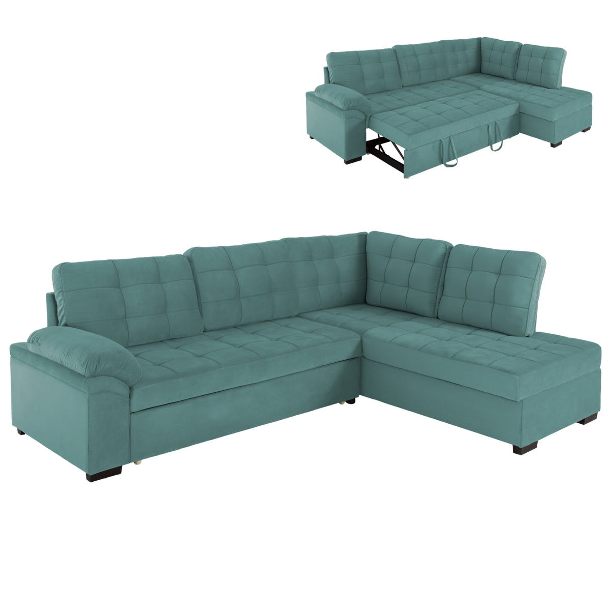 ΚΑΝΑΠΕΣ ΚΡΕΒΑΤΙ JADE HM3144.04R ΔΕΞΙΑ ΓΩΝΙΑ ΒΕΡΑΜΑΝ ΒΕΛΟΥΔΟ 250x80-180x73-88Υεκ. - Pakobazaar