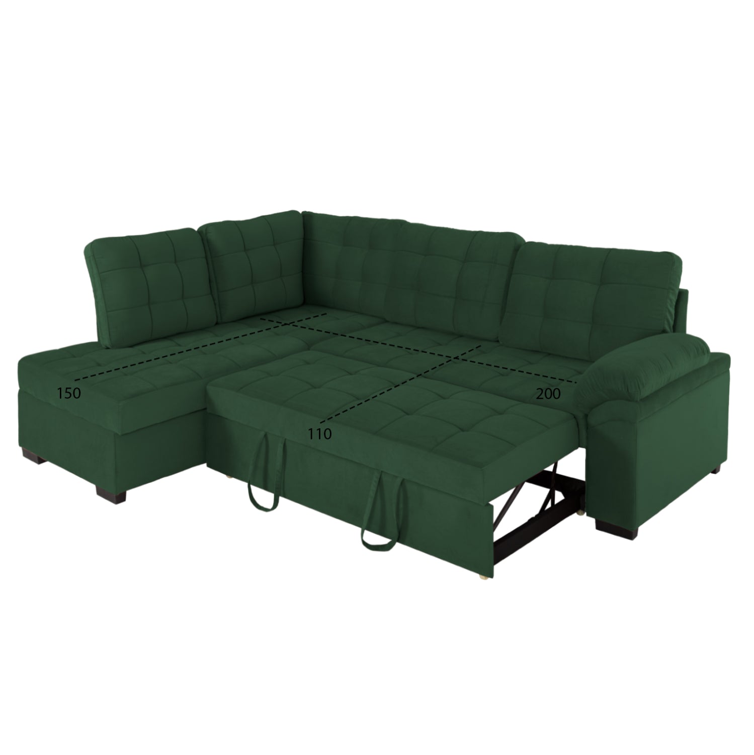 ΚΑΝΑΠΕΣ ΚΡΕΒΑΤΙ JADE HM3144.05L ΑΡΙΣΤΕΡΗ ΓΩΝΙΑ ΣΕ ΚΥΠΑΡΙΣΣΙ ΧΡΩΜΑ 250x180x88Υεκ. - Pakobazaar