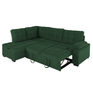 ΚΑΝΑΠΕΣ ΚΡΕΒΑΤΙ JADE HM3144.05L ΑΡΙΣΤΕΡΗ ΓΩΝΙΑ ΣΕ ΚΥΠΑΡΙΣΣΙ ΧΡΩΜΑ 250x180x88Υεκ. - Pakobazaar