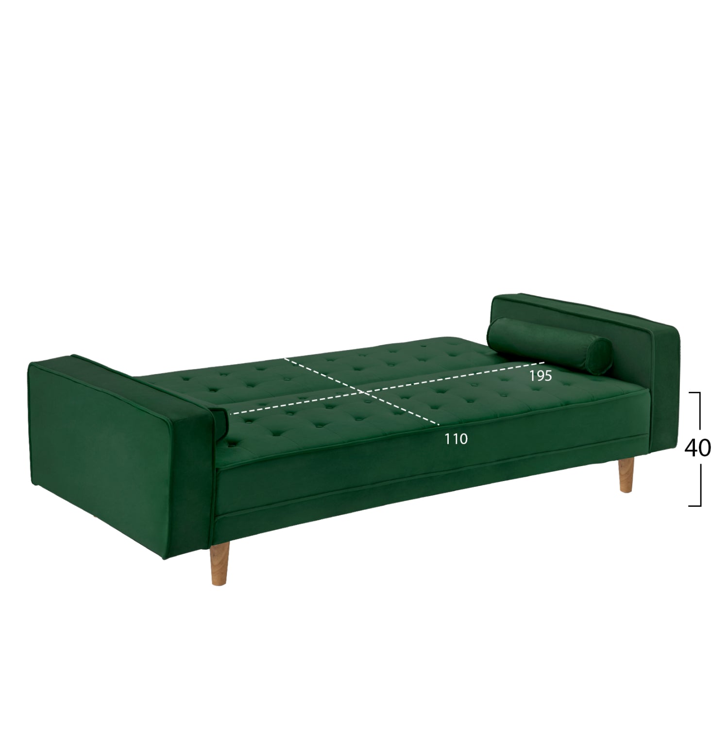 ΚΑΝΑΠΕΣ ΚΡΕΒΑΤΙ SALVADOR HM3150.13 ΒΕΛΟΥΔΟ ΚΥΠΑΡΙΣΣΙ 223X90X80Y εκ. - Pakobazaar