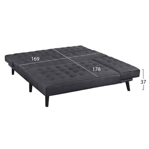 ΚΑΝΑΠΕΣ ΚΡΕΒΑΤΙ ΓΩΝΙΑ ΑΝΑΣΤΡΕΨΙΜΗ ZELDA HM3154.01 ΜΕ ΓΚΡΙ ΥΦΑΣΜΑ 254X163X74Y εκ. - Pakobazaar